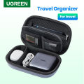 UGREEN Travel Case Gadget Bag Small Portable Electronics Accessories Organizer Travel Carry Hard Case Cable Tidy Storage Box Pouch with Double Layer Double Zipper Snap Hook Carrying Strap. 