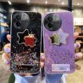 For VIVO V30E 5G Case Shining Star Moon Soft Silicone Transparent Pentagram Mirror Fall Proof Girl For vivo V30E Back Cover. 