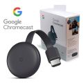 Google_Chromecast - Streaming Device with HDMI Cable - Stream Shows, Music, Photos, and Sports from Your Phone to Your TV. 