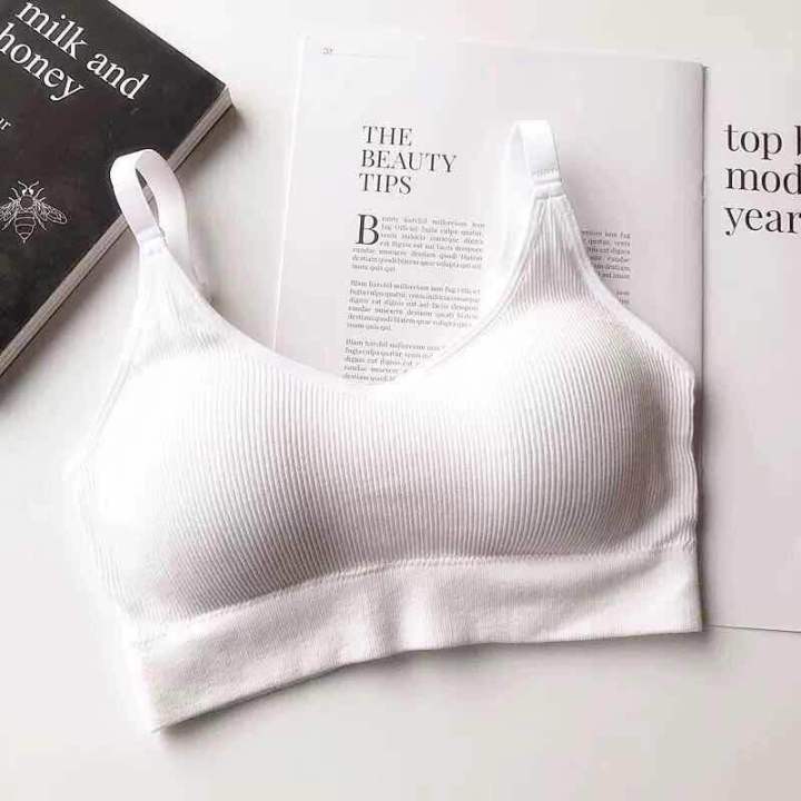 Pack%20of%201%20Multi%20Colour%20Seamless%20Bra%20Sports%20Bra%20Beauty%20Back%20Bra%20Wrapped%20Chest%20No%20wires%20Padded%20Sports%20Bra%20-%20Image%205
