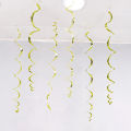 1 Set Party Ribbon Eye-catching Waterproof PVC Decorative Ceiling Hanging Swirl Ribbon for Home. 