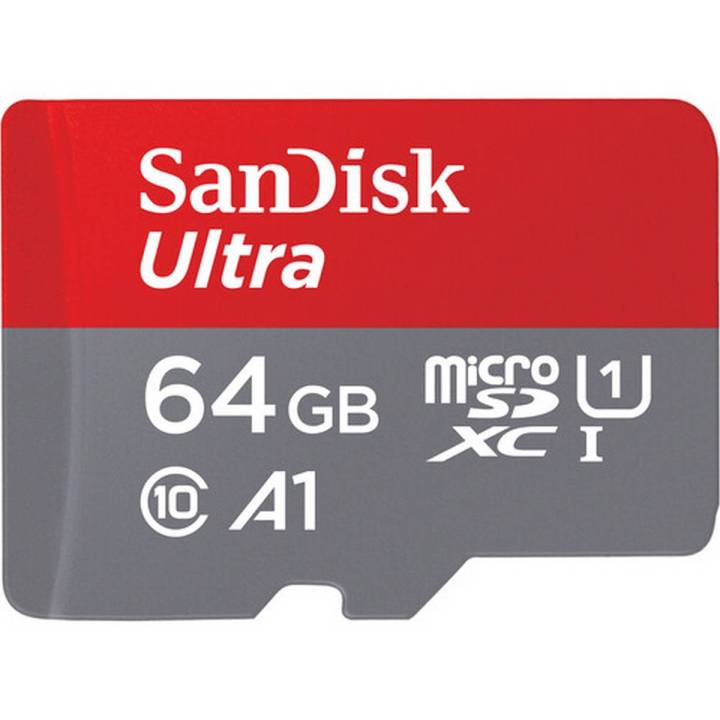 SanDisk - 64GB ULTRA 120mb/s MicroSDXC UHS-I / A1 / Class10 Memory Card