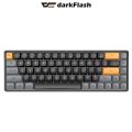 DarkFlash GD68 68 Keys Wireless Mechanical keyboard Without Backlite Dual Mode Connectivity Yellow Switches 100% Anti-ghosting and supports hot swapping. 