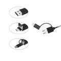3-in-1 USB Type-C Endoscope Camera for Android – HD Waterproof Borescope with 6 LED Lights, Flexible Semi-Rigid Cable for Android Phones, PC, and Tablets – 2M/5M/10M Inspection Camera". 