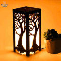 Lifestyle Glory Brand New Laser Cutting Tree Shape Wooden Lamp Unique Design I Lamp I Lamp for bedroom I Lamps I Lamps for bedroom side table stylish I Lamp for room I Lamp for drawing room. 