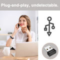 【ETOP】 Mini Automatic Mouse Jiggler Mover Undetectable USB Automatic Move Cursor Shaker Plug and Play Keeps Awake Indicator Light for Laptop Desktop. 