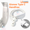 100% Original Gionee Handfree | Gionee Original Type C Handfree | High Quality Deep Bass Sound Earphones, Gaming earphones | High quality Handfree High Quality | Gionee type C Handsfree , High Quality Deep Base Sound for Android with Type C interface. 