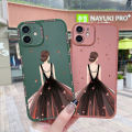 JIUMOO Case For Realme C17 Case Fashion Beauty Princess Girl Thin Shockproof Square Edge Silicone Casing Full Lens Cover Camera Protect Cases Softcase. 