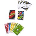 【HOT】 Mattel UNO Games Family Funny Entertainment Board Game Fun Playing Cards Kids Toys Gift Box Uno Card Game. 