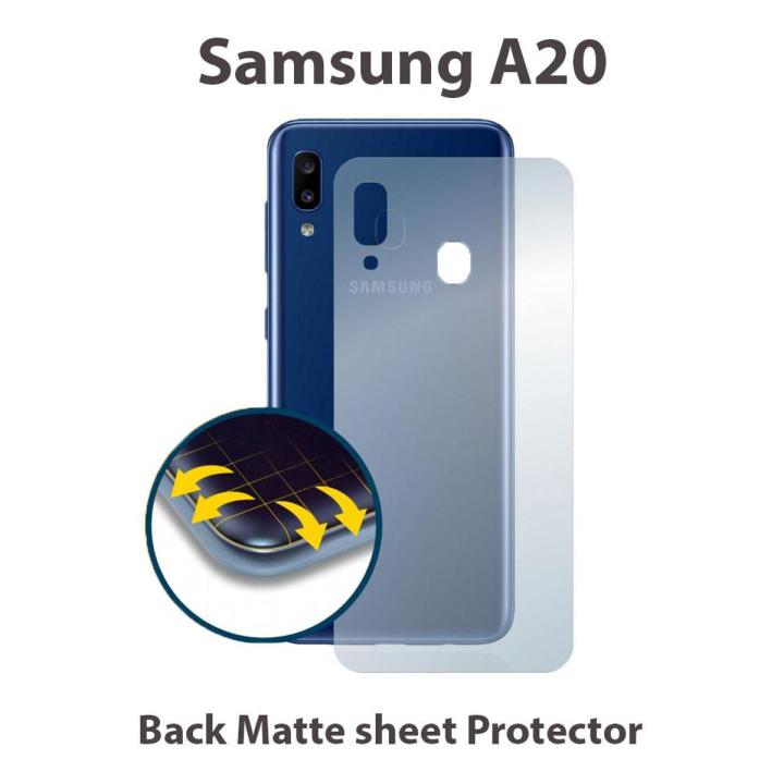 Samsung Galaxy A20 Back Matte Protector Soft Skin Sheet Soft Film Protection For Samsung Galaxy A20