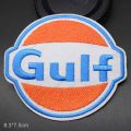 Letters Gulf Iron On Embroidered Clothes Patches For Clothing Wholesale. 