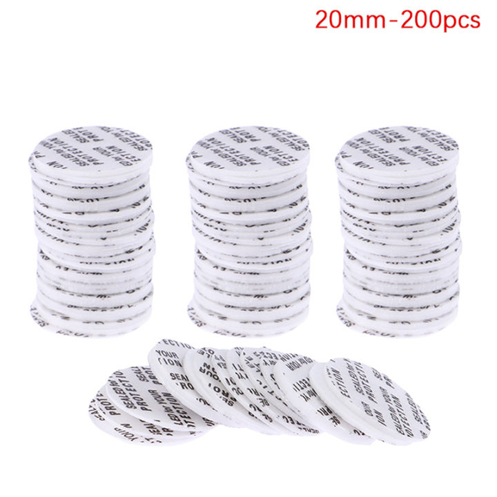 200Pcs Self-adhesive Foam Pressure Sensitive Seal Cap Lining Tamper Resistant Seals Liner For Cosmetic Jar Bottle Pot 20MM-82MM