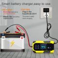 Smart battery Charger from 220v ac to dc 12v with anti reverse charging and anti over voltage. 