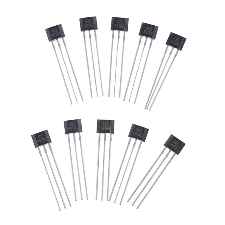 10pcs Hall element 49E OH49E SS49E linear Sensor Hall sensor Encounter