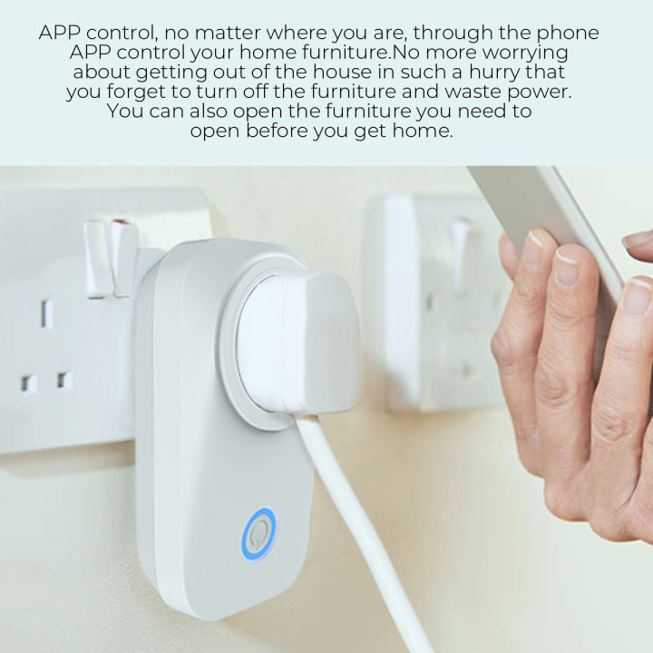 good helper 16A Smart WIFI Plug Socket Power Switch APP Remote Control Timer US EU AU Plug Home Automation [Electric Consumption]