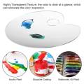 Transparent Color Mixing Palette For Art Painting Medium Size. 