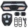 Bike Turn Signals Remote Control Bicycle Direction Indicator MTB LED Rear Light Cycling Taillight with Horn. 