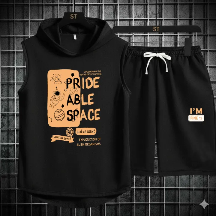 5%20%C3%9A%20Black%20Vinyl%20Dumble%20Printed%20Gym%20Summer%20Hooded%20Sleeveless%20Tracksuit%20for%20Mens%20(Hooded%20Tshirt%20+%20Trouser%20)%20-%20Image%204