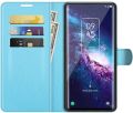 for TCL 20 Pro 5G case,with Card Holder PU Leather + [TPU Shell][Kickstand][Card Slots] Magnetic Folio Cover for TCL 20 Pro 5G Phone Case. 