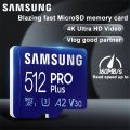 【COD + Gift】 SAMSUNG Micro SD Card PRO Plus Original 512GB 256GB 128GB Memory Cards for Nintendo Switch Steam Deck ROG Ally Tablet DJI Camera. 