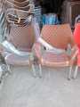 Plastic Chairs Set (Set of 6 Chairs + 1 Table). 