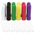 12PCS Brand  Aromatherapy  Aromatherapy Blank Nasal Inhaler Stick Portable. 