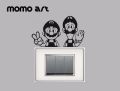 Super Mario Bros and Luigi are Available in High Characters Wall art Decals. 
