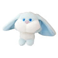 Children's cute plush toys, rabbits, big ears, rabbits, ragdolls, easy to clean, keys, pendants, dolls. 