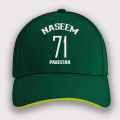 Naseem Shah Cap Pakistan Cricketer for Boys Cricket 71 Hat at CustomizeGiftsPK. 