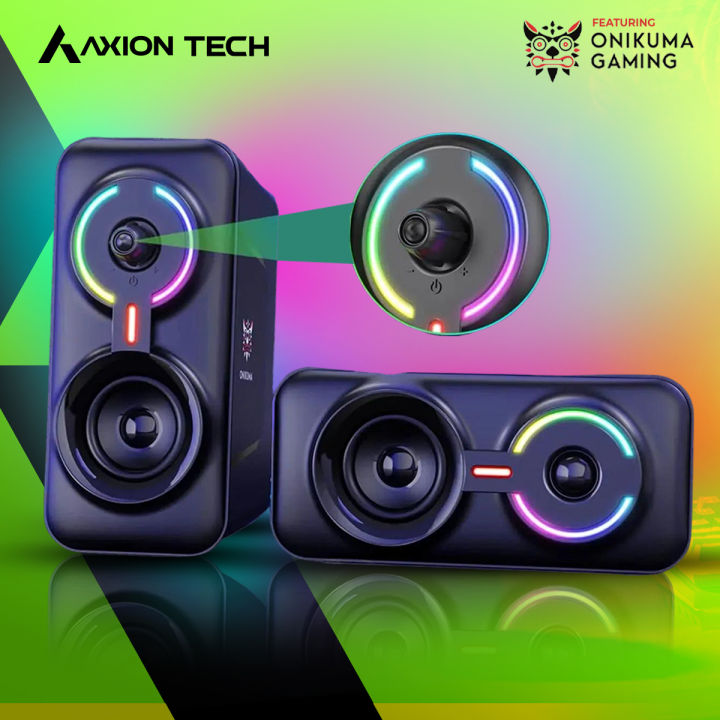 Onikuma L6 Speakers - Rgb gaming speakers for pc - Speaker For PC - Multimedia Speakers - Woofer Speakers - High Quality Speaker - Channel Speaker - Wired Speakers - Stereo Bass Speaker - Speakers for room - LoudSpeaker - Portable Speaker - Usb speakers