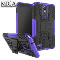 【Miga Plaza】 Armor Case for LG Stylus 3 / Stylo 3 Ultra Tough Rugged TPU + PC Dual Layer Protective Case with Kickstand Back Cover for LG Stylus3 Hybrid Slim Fit Phone Case. 