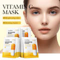 Sadoer Pack of 4  Vitamin Repair Antioxidant Whitening Capsule Facial Sheet Mask. 