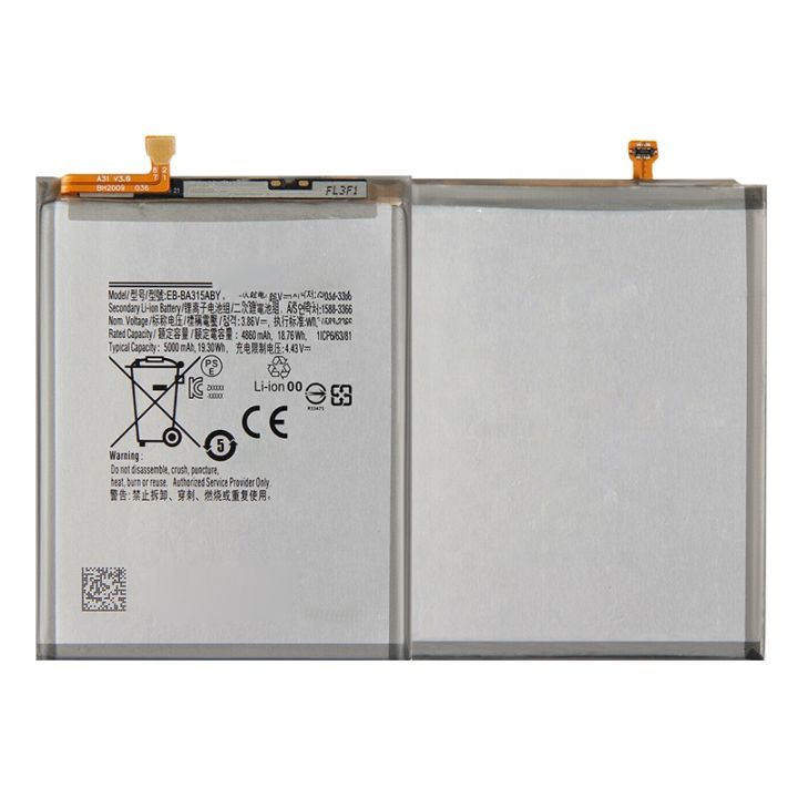 Samsung%20Galaxy%20A31%20Battery%20Replacement%20EB-BA315ABY%20with%205000%20mAh%20Capacity-%20Silver%20-%20Image%203