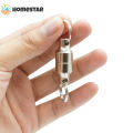 Homestar 1PC High-Intensity Magnet Suction Buckle With Spring Rope Fishing Gear Release Recaption Hook Mountaineering Camping Keychain Accessories. 