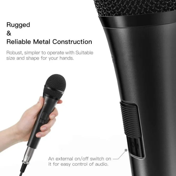 Dynamic%20Vocal%20Microphone%20Karaoke%20Handheld%20Microphone%20with%206.35mm%20XLR%20Audio%20Cable,%20Mic%20for%20Singing,%20Speech,%20Wedding,%20Stage,%20Compatible%20with%20Karaoke%20Body%20Unibody%20Plastic%20High%20Quality%20-%20Image%202