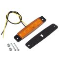 Super Bright Truck Side Marker Indicator Light Turn Signal Lamp 12V 24V LED Auto Car Bus Lorry Trailer Tail Warning Lamp Brake Lights. 