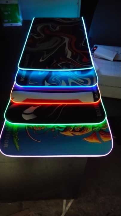 Excavator RGB Gaming Mousepad USB Powered, Plug & Play (1.8m braided cable) RGB Backlight Soft Microfiber Surface Optimized For Both Speed And Control 7 Color lighting with 7 RGB effects Xtra Large LED Steady Grip Luminous Mouse Pad