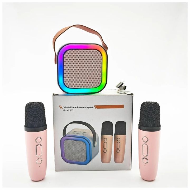 K12%20Mini%20Karaoke%20Toy%20Speaker%20with%20Wireless%20Microphone%20for%20Kids%20Girls%20and%20Boys%20Bluetooth%20Speaker%20Rechargeable,%20BT,TFT,AUX,USB%20-%20Wireless%20Karaoke%20mic%20with%20Speaker%20Bluetooth%20Enabled%20Wireless%20Karaoke%20Mic%20Speaker%20with%20Multiple%20Modes%20RGB%20Light%20&%20Party%20Speaker%20-%20Image%202
