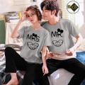 Couple Night Suit (Night Wear) One Suit For Men And One Suit For Women. 