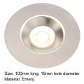 Diamond Grinding Wheel 10cm/3.94 Bowl Shaped Angle Grinder Sharpening Disc 400/600/800/1000Grits Saw Blade Abrasive Tool. 