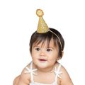 Baby Birthday Cap | Golden Color | For | Birthday Party Celebration |. 