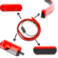 Universal Rear Car Spoiler Led Kit Light Trunk Lip - Flow Turn Signal Warning Lights - 12V. 