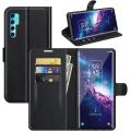 for TCL 20 Pro 5G case,with Card Holder PU Leather + [TPU Shell][Kickstand][Card Slots] Magnetic Folio Cover for TCL 20 Pro 5G Phone Case. 