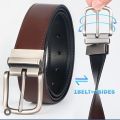 2 in 1 Double Sided Black And Brown Belt for Mens. 
