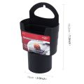 SHUNWEI SD-1020 Universal Console Car French Fry Drink Can Plastic Stand Holder(Black). 