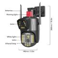 6MP Dual Lens CCTV - CCTV Camera - Wifi Camera - Wifi Smart Camera - CCTV Camera Wifi - Home Security Camera - Smart Camera Wifi - CCTV Wifi - Outdoor Security Cameras - Outdoor CCTV Camera - Outdoor Camera Wifi - Camera CCTV - Security Camera For Home. 