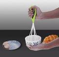 Hand Mixer Beater Single Handed Mechanical Whisk Egg Beater. 