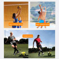 Football Training Tape Hands-free Soccer Training Aid for Kids Adjustable Belt Elastic Rope Fastener Tape Football Kick Trainer Practice Equipment Bounce Ball Training Belt. 