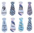 Tie Baby Boy Monthly Milestone Stickers Belly Stickers 12 Months and 12 Bonus Milestones Stickers. 
