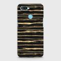 Oppo A5 Cover - SkinLee HQ Hard Case - Golden Black Strips - SKINLEE-474-1-316-198. 